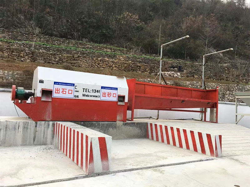 同侧滚筒式砂石分离机